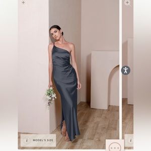 Revelry Satin Dress - Size 12, worn one time, excellent condition, unaltered